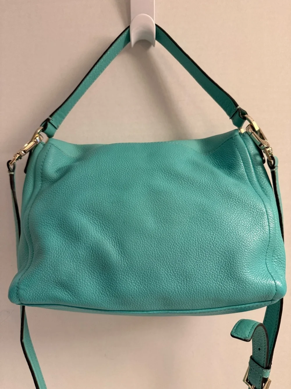 Kate Spade Highland Place Mini Maria Teal Leather Crossbody Bag